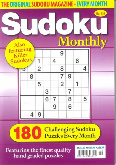 Sudoku Monthly Magazine