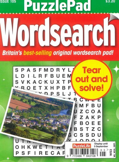 Puzzlelife Puzzlepad Wordsearch Magazine