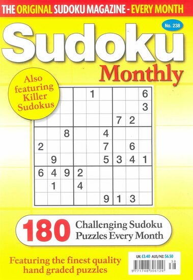 Sudoku Monthly Magazine