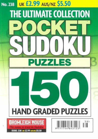 The Ultimate Collection Pocket Sudoku Puzzles Magazine